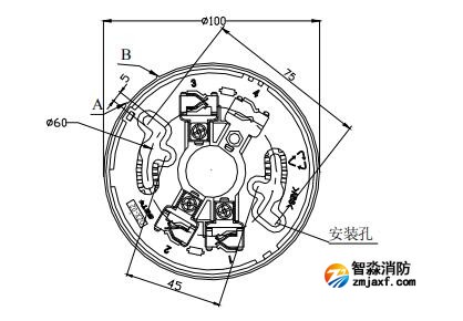 JTY-GF-GST9711點型光電感煙火災探測器
