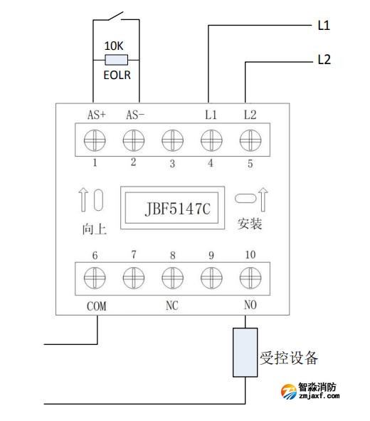 JBF5147C輸入/輸出模塊接線圖