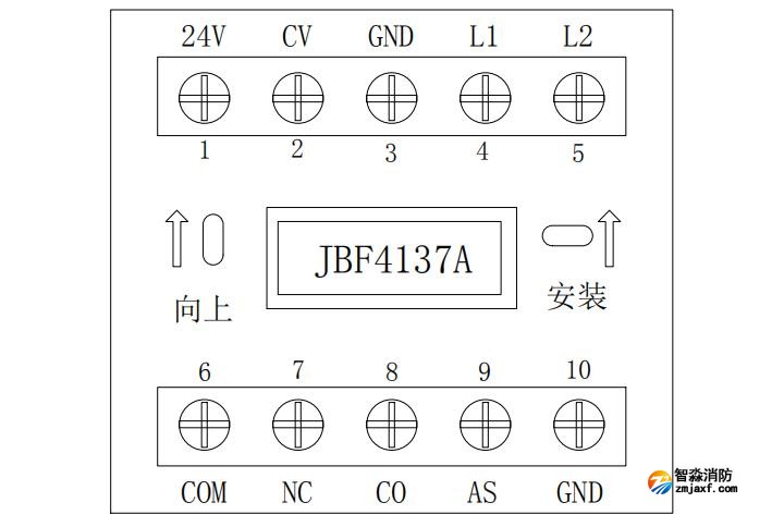 JBF4137A中繼模塊接線端子圖