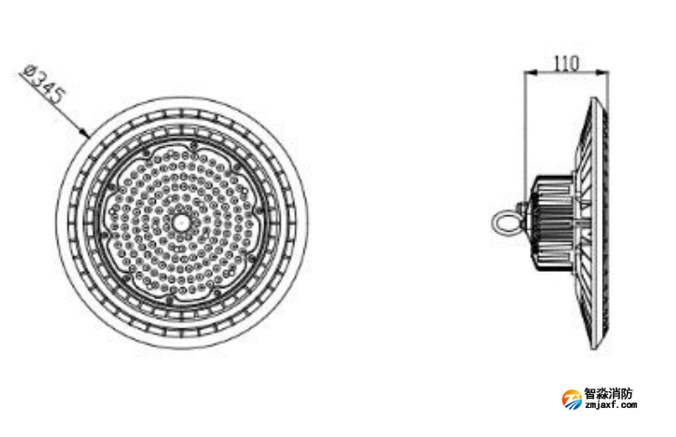 J-ZFJC-E150W-18Z9A集中電源集中控制型消防應急照明燈具