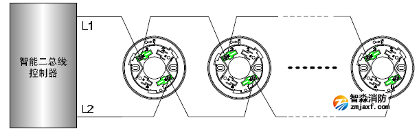 JTY-GD-930 型點(diǎn)型光電感煙火災(zāi)探測(cè)器接線
