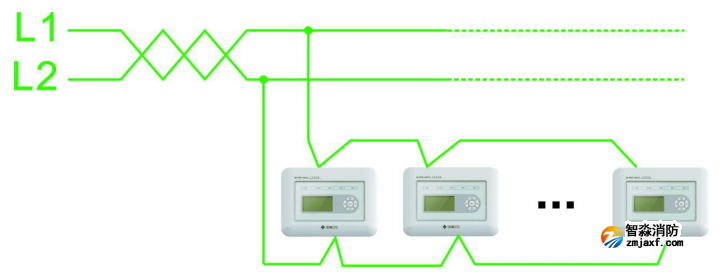 JB-FSD-A82火災(zāi)顯示盤接線圖