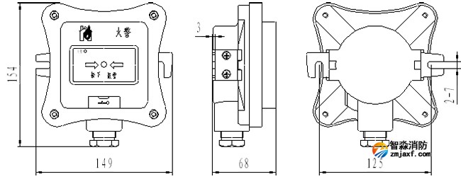 J-SAM-GST9121(Ex)防爆火災(zāi)手動(dòng)報(bào)警按鈕結(jié)構(gòu)特征與工作原理
