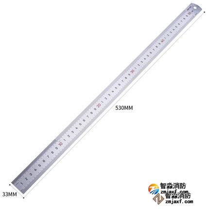 鋼直尺量程50cm；精度：1mm　