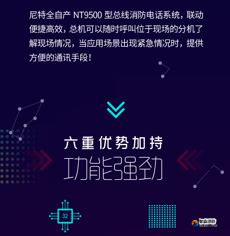 尼特NT9500消防電話系統(tǒng)特點
