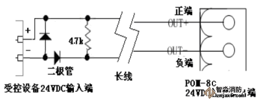 諾帝菲爾POM-8C智能多線聯(lián)動(dòng)控制盤接線圖